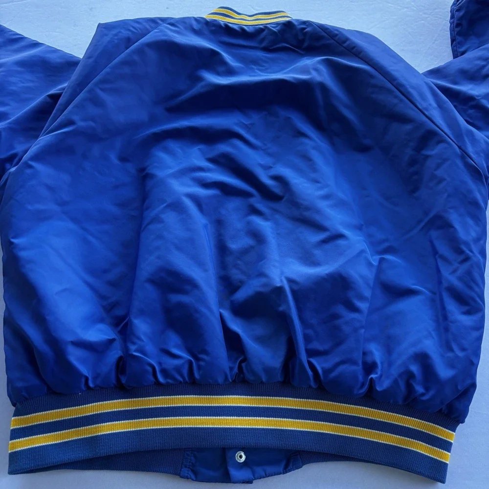 Vintage 1985 Dunbrooke Pla-Jac International‎ Friendship Baseball Tour Jacket Lg